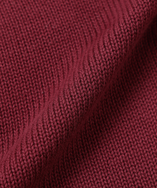 FRED PERRY(フレッドペリー)の「FRED PERRY / フレッドペリー 別注 ニット トラック ジャケット(ニット/セーター・メンズ・ボルドー/ネイビー・MEDIUM/LARGE)」の12枚目の写真