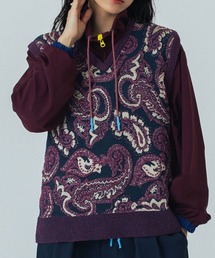 ROSE BUD | (mici)PAISLEY JAQUARD KNIT VEST(ベスト)