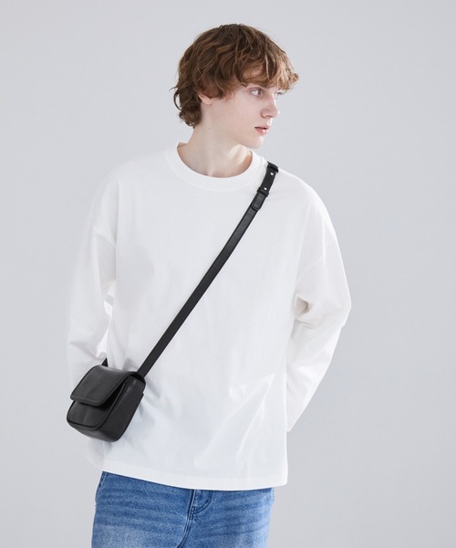 LUENNA（ルエナ）の「【LUENNA】2Way Mini Square Shoulder Bag / 2Wayミニスクエアショルダーバッグ（ショルダーバッグ・メンズ・ブラック/ブラウン・FREE）」の3枚目の写真