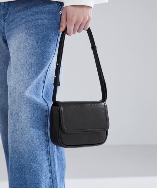 LUENNA（ルエナ）の「【LUENNA】2Way Mini Square Shoulder Bag / 2Wayミニスクエアショルダーバッグ（ショルダーバッグ・メンズ・ブラック/ブラウン・FREE）」の9枚目の写真