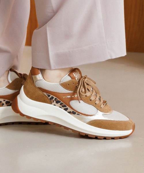 HIMIKO（ヒミコ）の「【HIMIKO】コンビデザインスニーカー/607005（スニーカー・レディース・ブラウン/グレー/ブラック・25.5cm/22.5cm/23.0cm/24.5cm/25.0cm/23.5cm/24.0cm）」の10枚目の写真