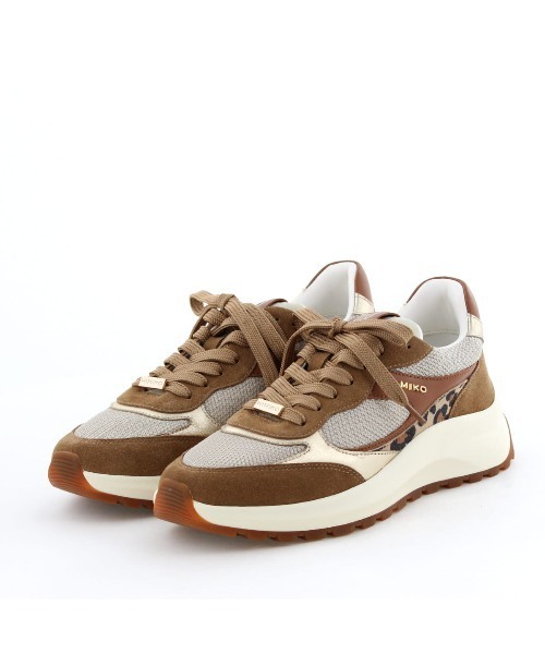 HIMIKO（ヒミコ）の「【HIMIKO】コンビデザインスニーカー/607005（スニーカー・レディース・ブラウン/グレー/ブラック・25.5cm/22.5cm/23.0cm/24.5cm/25.0cm/23.5cm/24.0cm）」の5枚目の写真