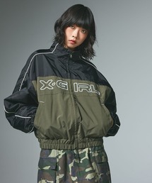 X-girl(GbNXK[)X-girl LOGO EMBROIDERY JACKET(u])