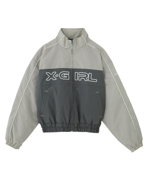 X-girl LOGO EMBROIDERY JACKET（ブルゾン）｜X-girl（エックス