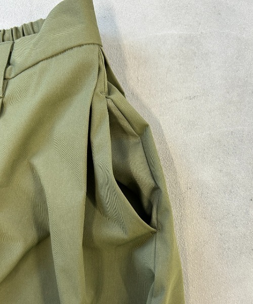 AIC.(エーアイシー)の「【再入荷】カーブシルエットタックパンツ(その他パンツ・レディース・アイボリー/ブラック/ブラウン/ダークカーキ/カーキ/ベージュ/ネイビー・FREE/MT)」の17枚目の写真