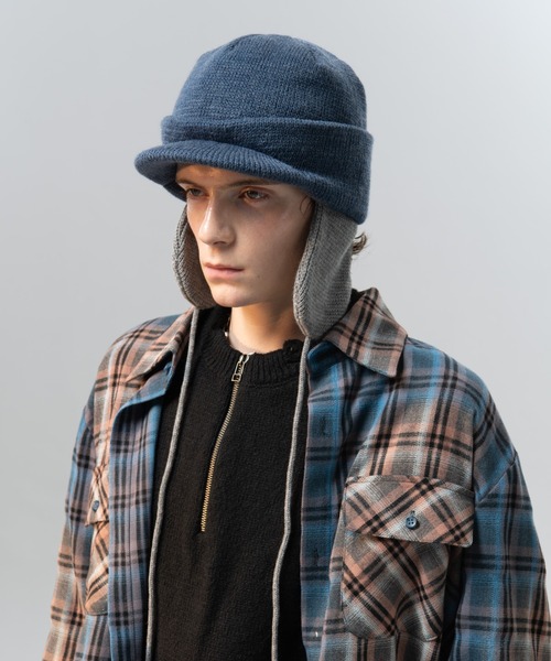 glamb（グラム）の「Refined Oslo Cap / リファインドオスロキャップ（キャップ・メンズ・ブラック/ブルー・FREE）」の4枚目の写真