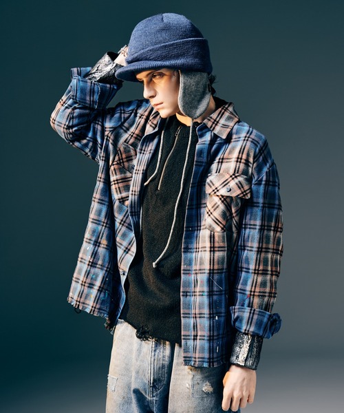 glamb（グラム）の「Refined Oslo Cap / リファインドオスロキャップ（キャップ・メンズ・ブラック/ブルー・FREE）」の5枚目の写真