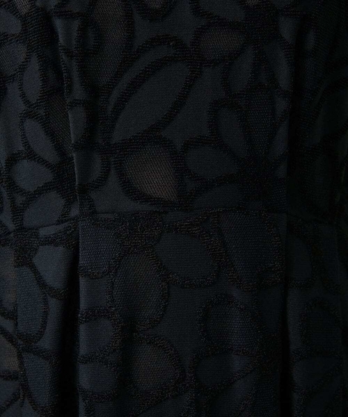 Jocomomola（ホコモモラ）の「Camino de flores フラワージャカードワンピース（ワンピース・レディース・レッド/ブラック・40）」の10枚目の写真