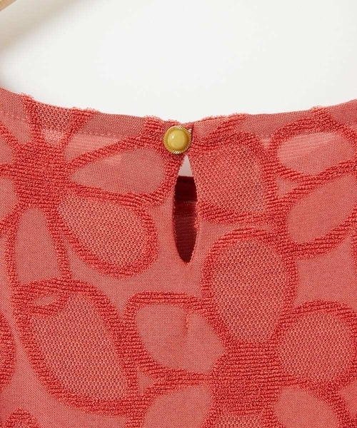 Jocomomola（ホコモモラ）の「Camino de flores フラワージャカードワンピース（ワンピース・レディース・レッド/ブラック・40）」の21枚目の写真