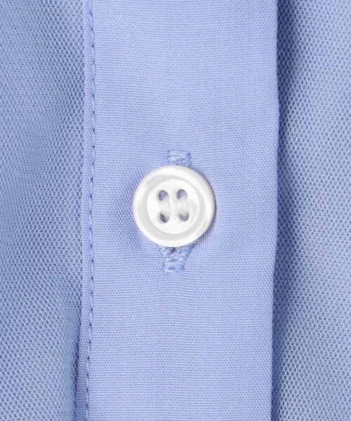 ANY（エニィ）の「【洗濯機可】クロップドチュールコンビシャツ（シャツ/ブラウス・レディース・アイボリー系/サックスブルー系・F）」の10枚目の写真