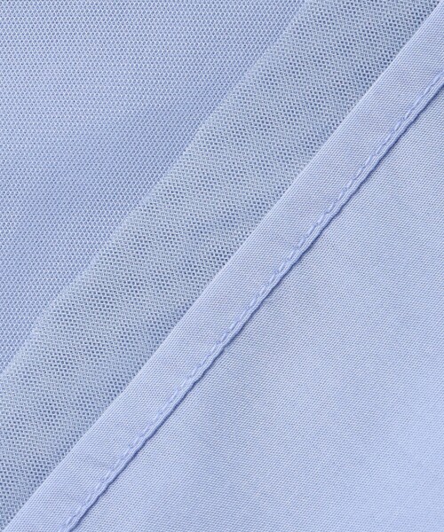 ANY（エニィ）の「【洗濯機可】クロップドチュールコンビシャツ（シャツ/ブラウス・レディース・アイボリー系/サックスブルー系・F）」の14枚目の写真