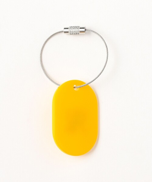 来夢来人(天久聖一) / プラタグ キーホルダー イエロー（キーホルダー