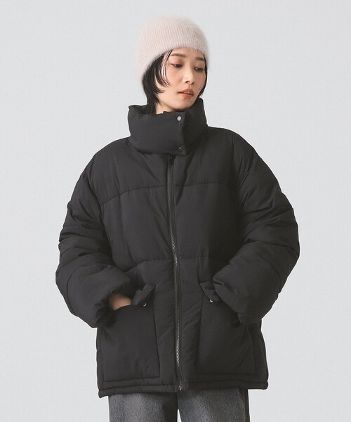 Ray BEAMS(レイビームス)の「中綿 スタンドカラー ブルゾン(ブルゾン・レディース・ブルー/ブラック・0/1)」の8枚目の写真