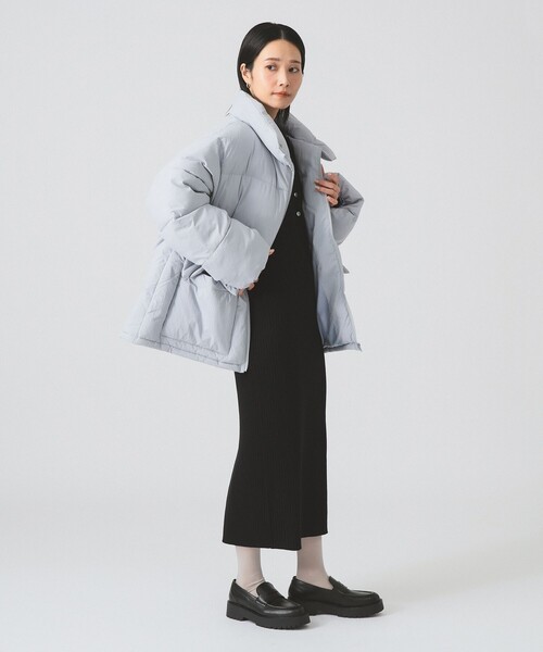 Ray BEAMS(レイビームス)の「中綿 スタンドカラー ブルゾン(ブルゾン・レディース・ブルー/ブラック・0/1)」の13枚目の写真