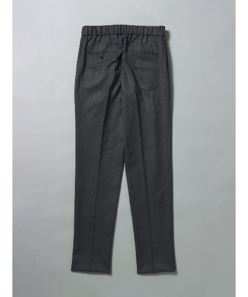 SUIT SQUARE（スーツスクエア）の「GOOVI タックテーパードパンツ ストレッチ ウールサキソニー（スラックス・メンズ・グレー系2/グレー系1・1/2/3）」の10枚目の写真