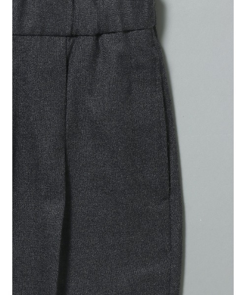 SUIT SQUARE（スーツスクエア）の「GOOVI タックテーパードパンツ ストレッチ ウールサキソニー（スラックス・メンズ・グレー系2/グレー系1・1/2/3）」の13枚目の写真