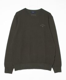 Callaway（キャロウェイ）の「キャロウェイ  リンクス編クルーネックニット（ニット/セーター）」