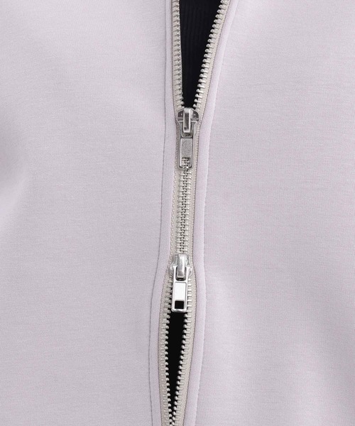 Andemiu（アンデミュウ）の「ZIPフーディ589773（パーカー・レディース・ライトグレー/チャコールグレー・FREE）」の19枚目の写真