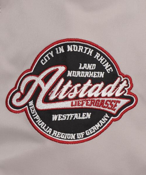 WEGO（ウィゴー）の「WEGO/グラフィックパファースタジャン（スタジャン・メンズ・グレー/ブラック系その他/ブラック/ネイビー・MEDIUM/LARGE）」の14枚目の写真