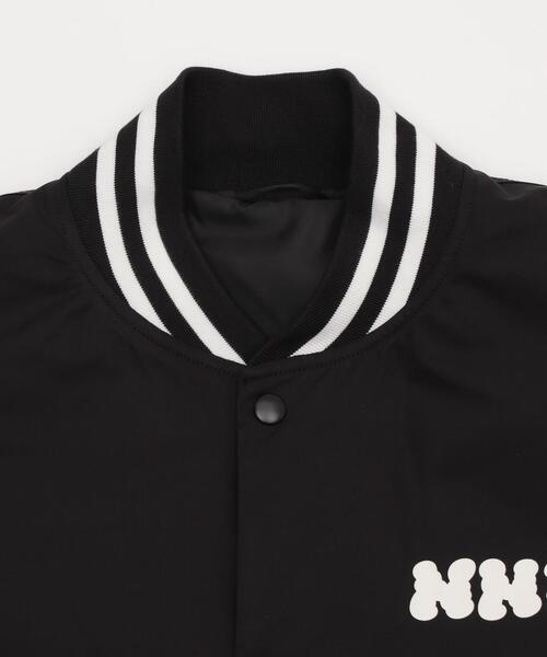 WEGO（ウィゴー）の「WEGO/グラフィックパファースタジャン（スタジャン・メンズ・グレー/ブラック系その他/ブラック/ネイビー・MEDIUM/LARGE）」の19枚目の写真