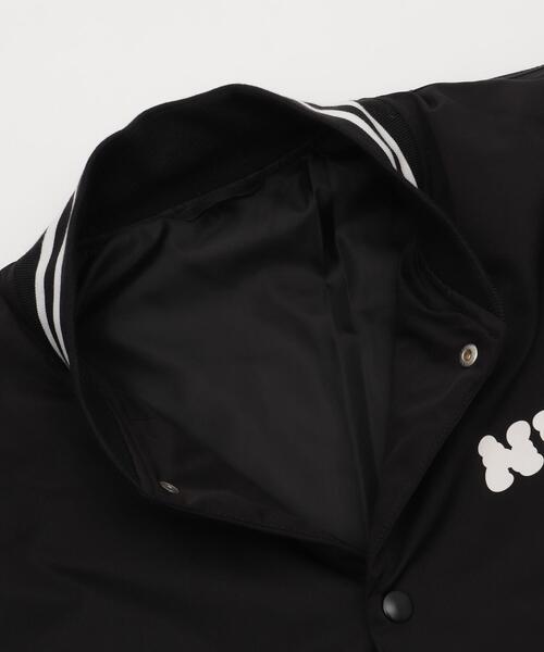 WEGO（ウィゴー）の「WEGO/グラフィックパファースタジャン（スタジャン・メンズ・グレー/ブラック系その他/ブラック/ネイビー・MEDIUM/LARGE）」の20枚目の写真