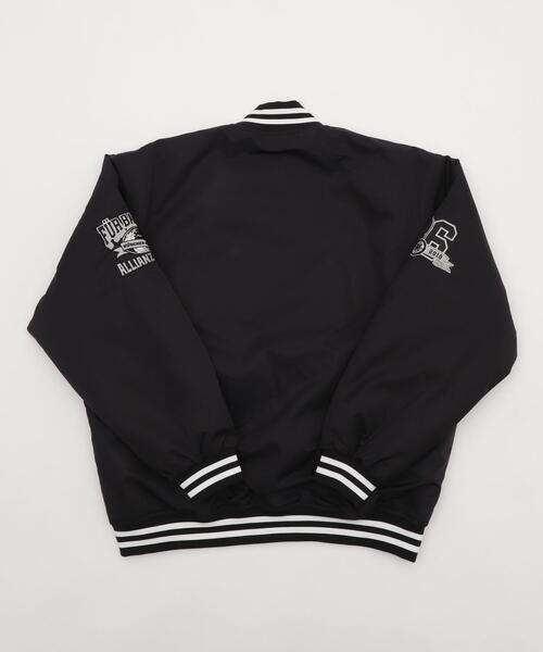 WEGO（ウィゴー）の「WEGO/グラフィックパファースタジャン（スタジャン・メンズ・グレー/ブラック系その他/ブラック/ネイビー・MEDIUM/LARGE）」の5枚目の写真