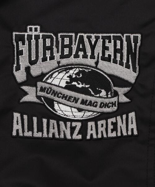 WEGO（ウィゴー）の「WEGO/グラフィックパファースタジャン（スタジャン・メンズ・グレー/ブラック系その他/ブラック/ネイビー・MEDIUM/LARGE）」の8枚目の写真