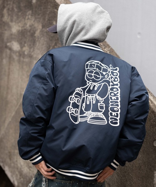 WEGO/【25年秋冬新作】グラフィックパファースタジャン