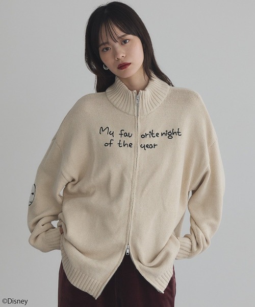 セール】ナイトメア/ダブルジップニットカーディガン（カーディガン