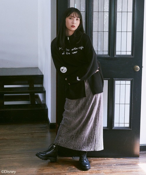 セール】ナイトメア/ダブルジップニットカーディガン（カーディガン