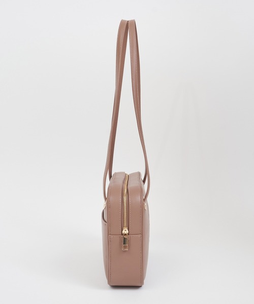 ROYAL PARTY（ロイヤルパーティー）の「エンボススクエアトートBAG（ショルダーバッグ・レディース・ブラック/モカ・FREE）」の4枚目の写真