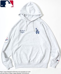 MLB（メジャーリーグベースボール）の「MLB/メジャーリーグベースボール オーバーサイズ 裏起毛 ロゴ ワッペン ワンポイント刺繍 スウェット パーカー/レディース メンズ（パーカー・レディース）」