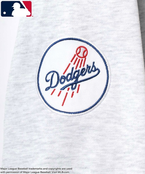MLB（メジャーリーグベースボール）の「MLB/メジャーリーグベースボール オーバーサイズ 裏起毛 ロゴ ワッペン ワンポイント刺繍 スウェット パーカー/レディース メンズ（パーカー・レディース・ネイビー/ブラウン/ブラック/アッシュグレー・M/L/LL）」の16枚目の写真