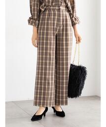 Te chichi | チェックスラックス（セットアップ可）《2025Autumn catalog item》(その他パンツ)
