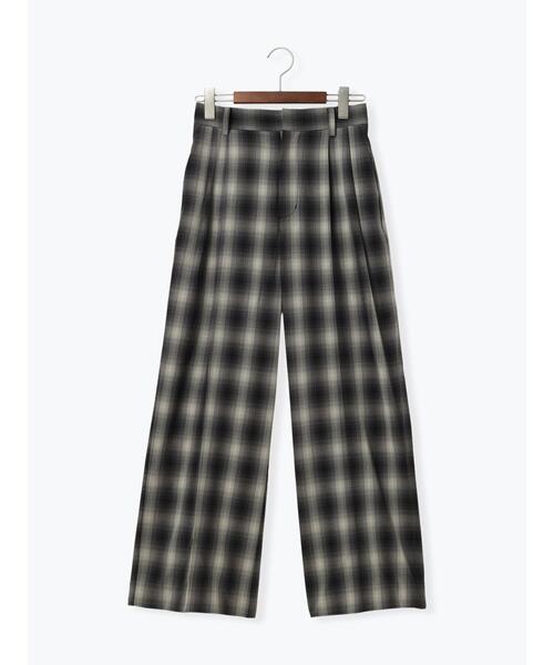 Te chichi（テチチ）の「チェックスラックス（セットアップ可）《2025Autumn catalog item》（その他パンツ・レディース・ブラウン/ブラック・F）」の14枚目の写真