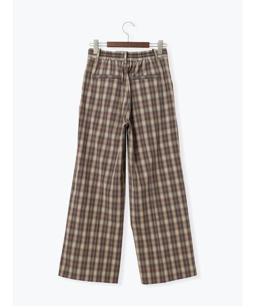 Te chichi（テチチ）の「チェックスラックス（セットアップ可）《2025Autumn catalog item》（その他パンツ・レディース・ブラウン/ブラック・F）」の16枚目の写真