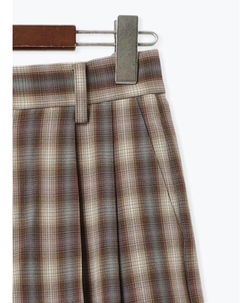 Te chichi（テチチ）の「チェックスラックス（セットアップ可）《2025Autumn catalog item》（その他パンツ・レディース・ブラウン/ブラック・F）」の18枚目の写真