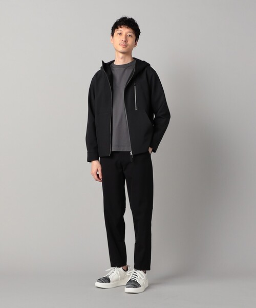 β MEN(ベータメン)の「異素材切替 ロンT(Tシャツ/カットソー・メンズ・ホワイト/チャコールグレー・M/L)」の15枚目の写真