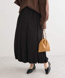 Green　Parks | 微光沢サテンバルーンスカート(スカート)