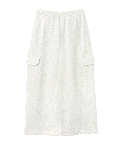 ANME（アンメ）の「スウェットカーゴタイトスカート（スカート・レディース・オートミール/ブラック・M/L）」の5枚目の写真