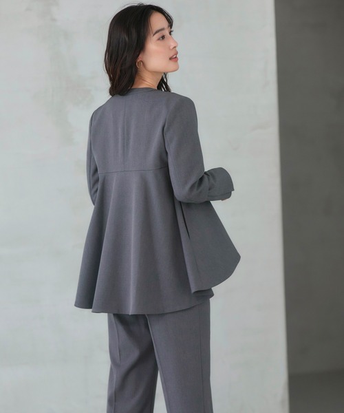 ストレッチ ｜ エレジョ スーツ ｜ レディース セットアップ パンツ