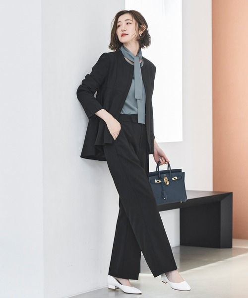ストレッチ ｜ エレジョ スーツ ｜ レディース セットアップ パンツ