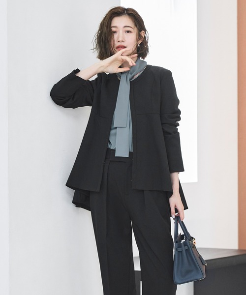 ストレッチ ｜ エレジョ スーツ ｜ レディース セットアップ パンツ