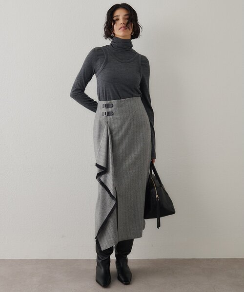 Whim Gazette（ウィムガゼット）の「タートルタンクプルオーバー（Tシャツ/カットソー・レディース・チャコールグレー/ネイビー・FREE）」の21枚目の写真