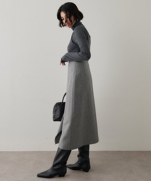 Whim Gazette（ウィムガゼット）の「タートルタンクプルオーバー（Tシャツ/カットソー・レディース・チャコールグレー/ネイビー・FREE）」の22枚目の写真