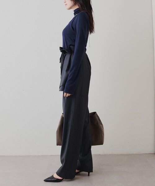 Whim Gazette（ウィムガゼット）の「タートルタンクプルオーバー（Tシャツ/カットソー・レディース・チャコールグレー/ネイビー・FREE）」の4枚目の写真