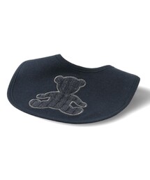 BRANSHES（ブランシェス）の「【ベビー】くま異素材MIXスタイ（スタイ/よだれかけ）」