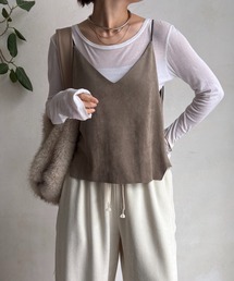 DouDou | スウェードビスチェ(シャツ/ブラウス)