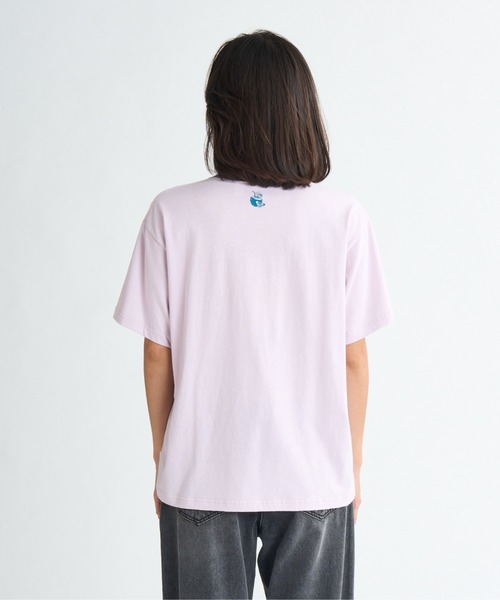 ROXY(ロキシー)の「FRESH WAVE TEE /ロキシーフロントプリント半袖Tシャツ(Tシャツ/カットソー・レディース・ブラック/ホワイト/ピンク/イエロー・X-LARGE/SMALL)」の14枚目の写真