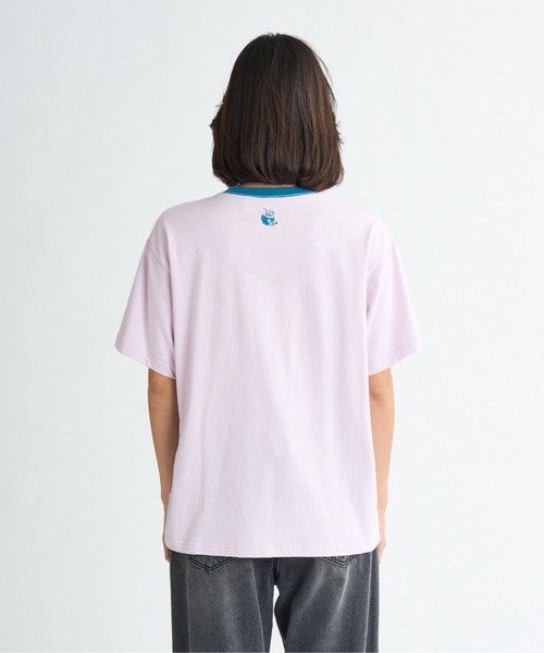 ROXY(ロキシー)の「FRESH WAVE TEE /ロキシーフロントプリント半袖Tシャツ(Tシャツ/カットソー・レディース・ブラック/ホワイト/ピンク/イエロー・X-LARGE/SMALL)」の6枚目の写真